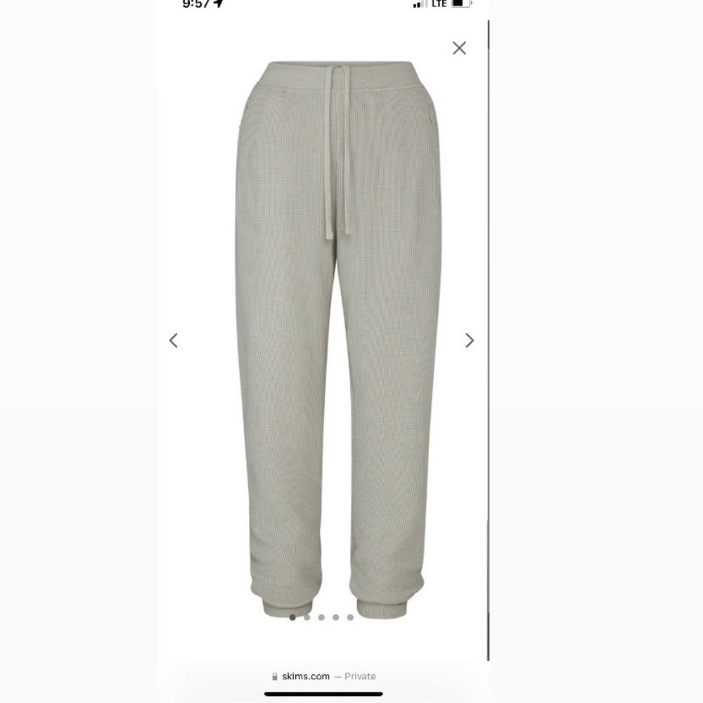 Skims Waffle collection in talc